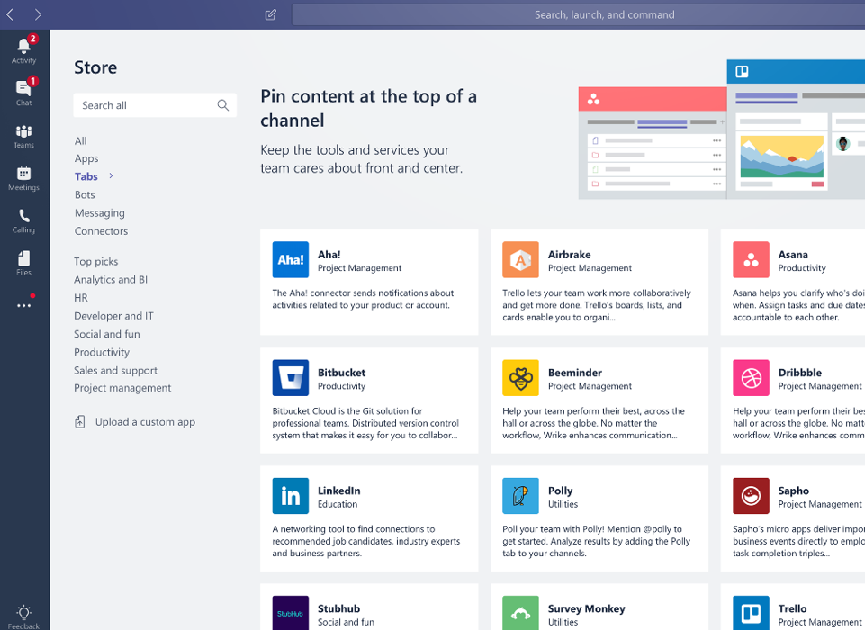 Microsoft Teams Intergrations Screen Shot | Modern Collaboration With Microsoft Teams Microsoft Teams Intergrations Screen Shot | Modern Collaboration With Microsoft Teams