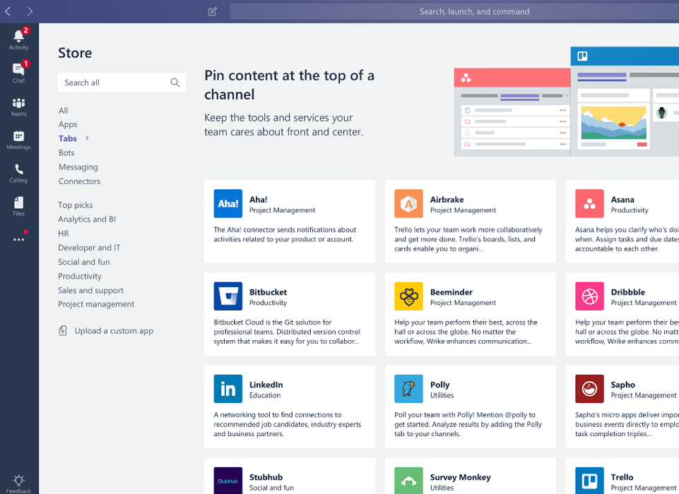 clod based services, Modern Collaboration with Microsoft Teams