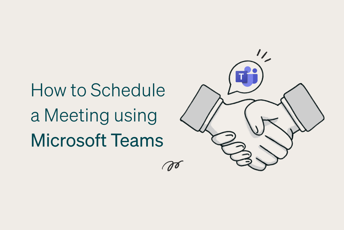 , How to Schedule a Meeting using Microsoft Teams