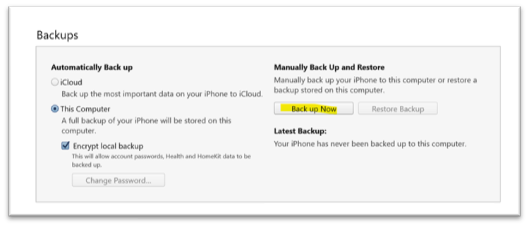 Reso Post 9 | How To Back Up Your Iphone To Your Pc