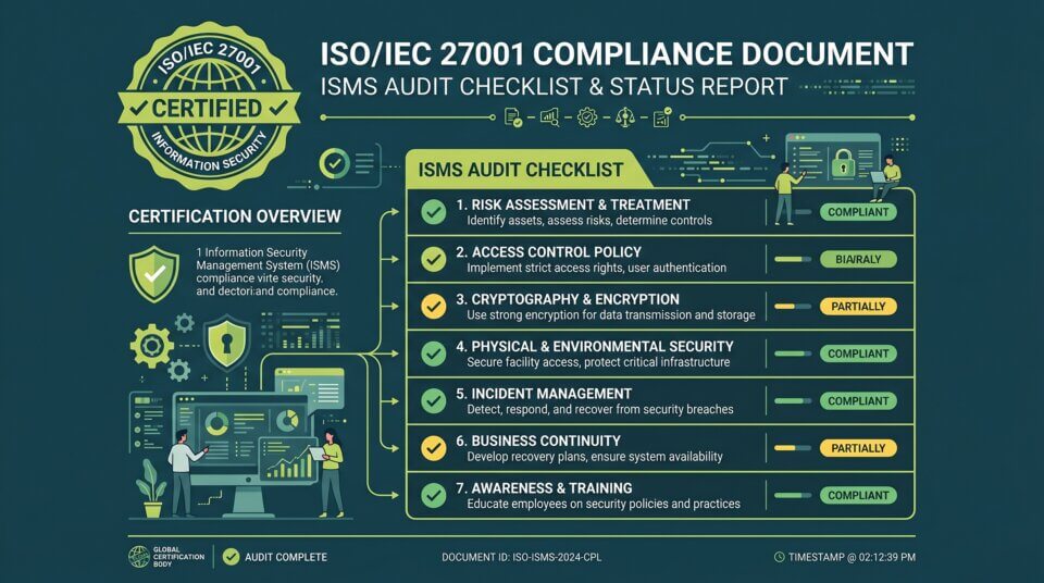 ISO 27001 certification concept for Australian businesses