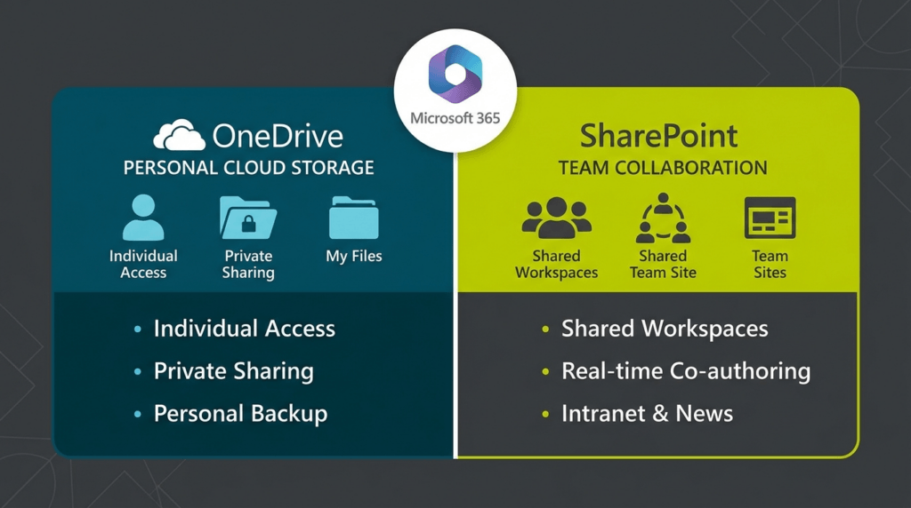 OneDrive vs SharePoint: What's the Difference and When to Use Each ...